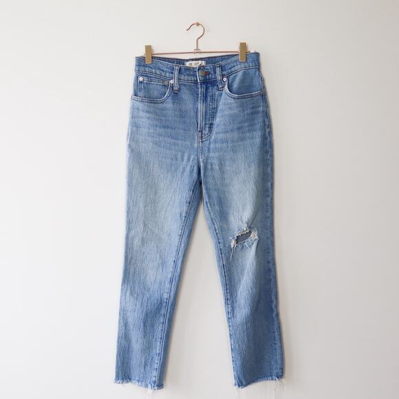 Madewell Denim - Madewell The Perfect Vintage Jean Distressed 25 Medium Light Wash